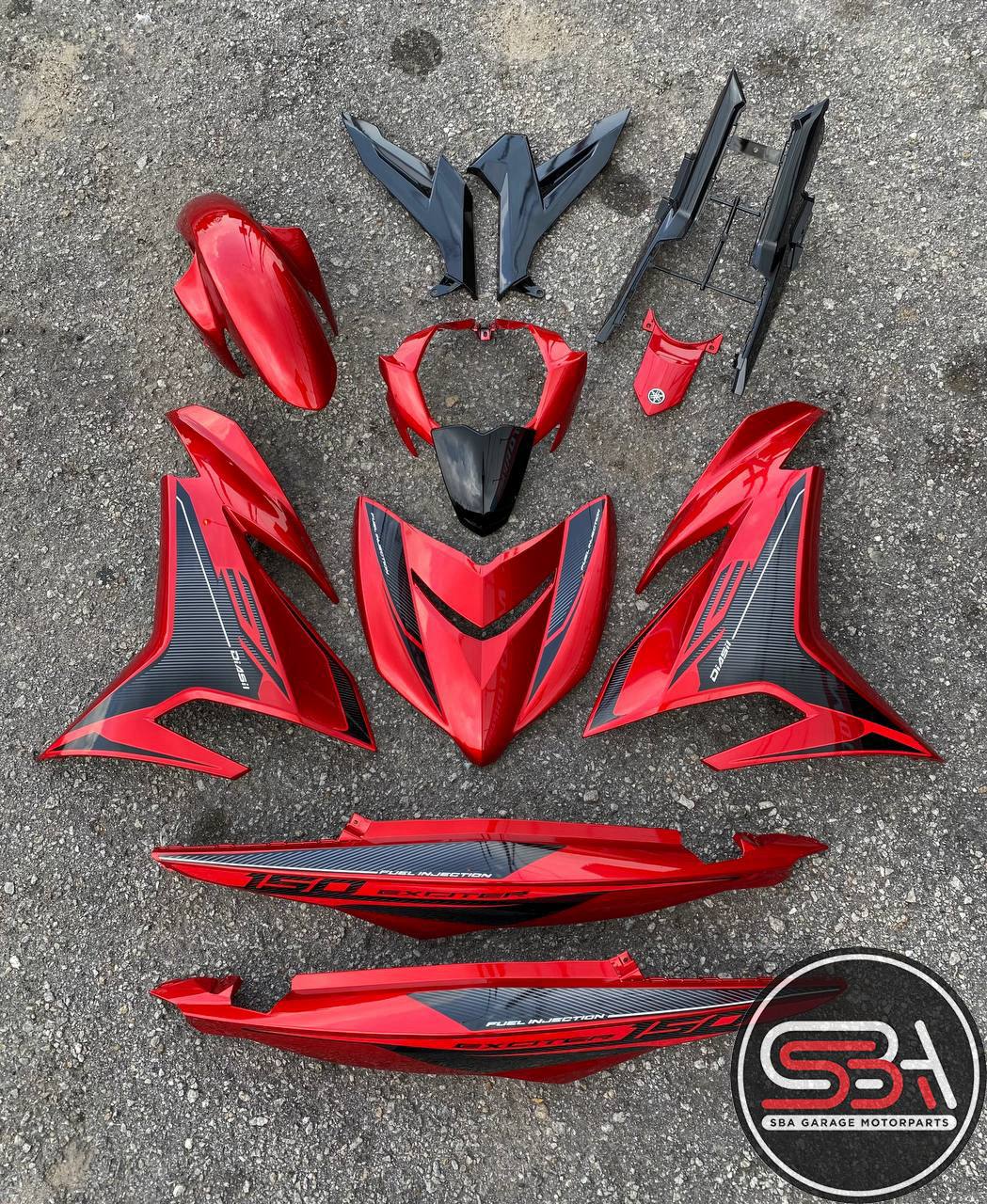 COVER SET Y15ZR V1 V2 ALL RED RC MERAH COVERSET PREMIUM EDITION BODYSET ...