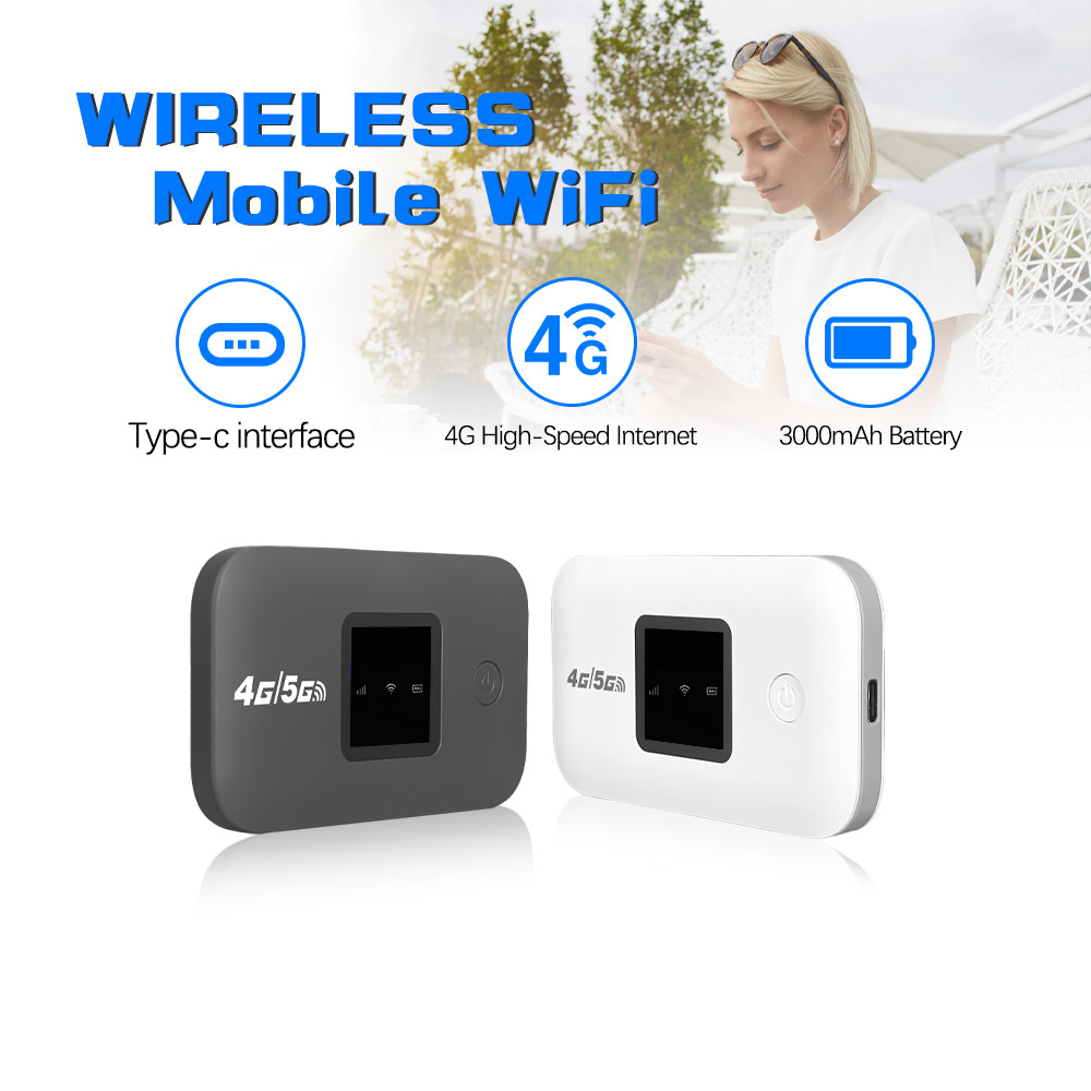 Portable Modem USB WiFi 5G LTE 600Mbps Mifi Router Hotspot Kad SIM ...