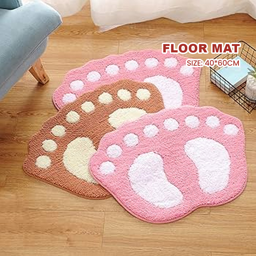 (40 x 60cm) MILANDO Door Floor Mat Bedroom Carpet Bathroom Anti-Slip ...