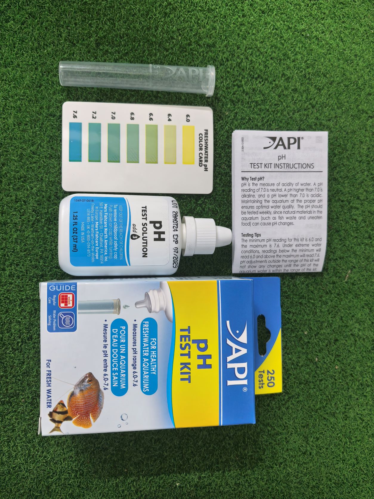 API PH Test Kit. Pond Aquarium Fresh Water Tester. Penguji Air Tawar ...