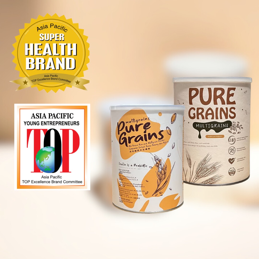 PureGrains Multigrains Crunchy 800g with Inulin | DHA | 18 Grains ...