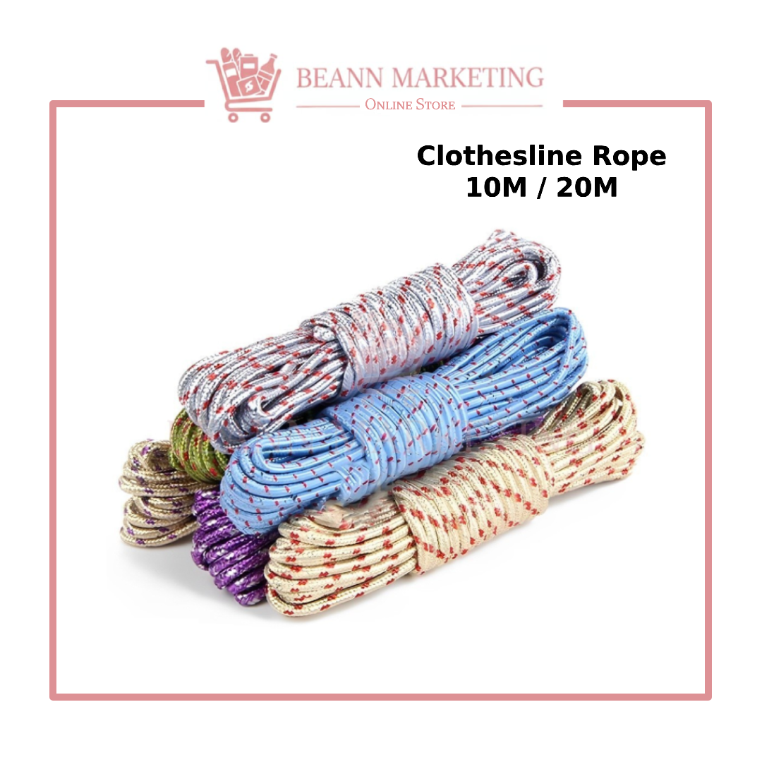 Clothesline Nylon Rope 10M/20M (one pcs) | Heavy Duty Laundry Drying ...