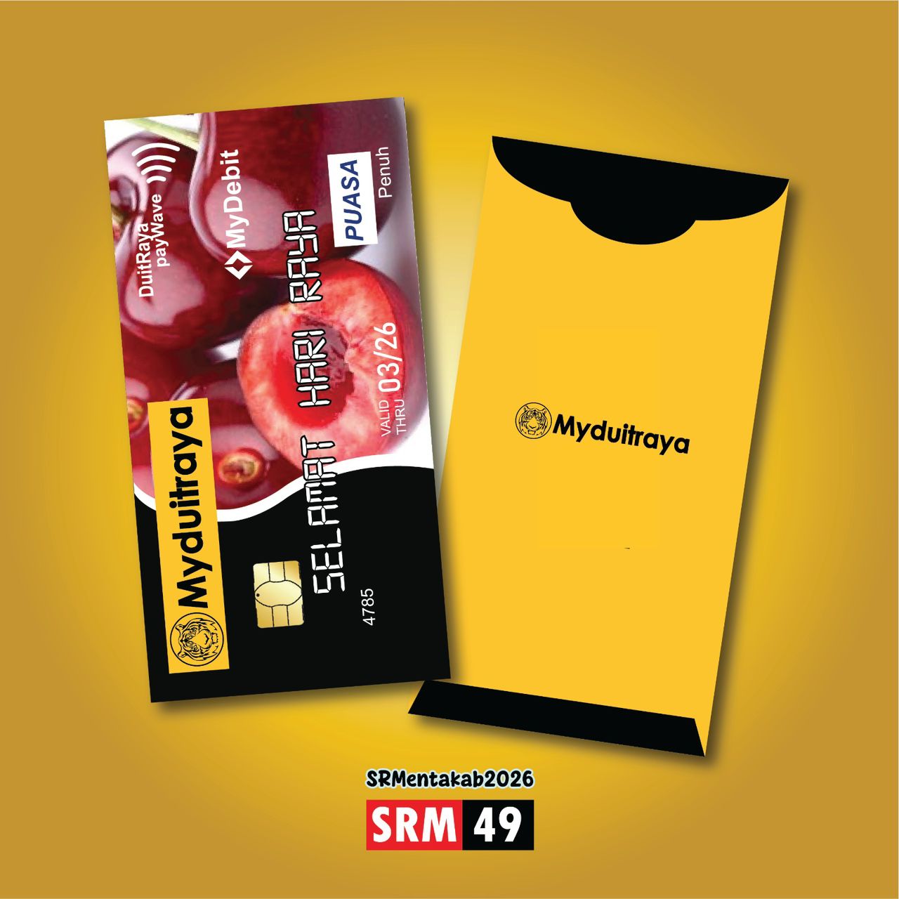 🔥 READY STOCK 🔥 SAMPUL DUIT RAYA 2026 SAMPUL RAYA MAYBANK 10/50 PCS ...