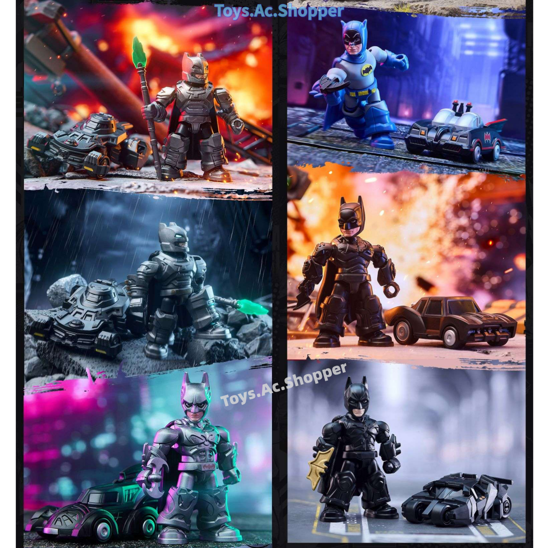 BLOKEES BATMAN DEFENDER VERSION DC01 DC COLLECTION BLIND BOX | Shopee ...