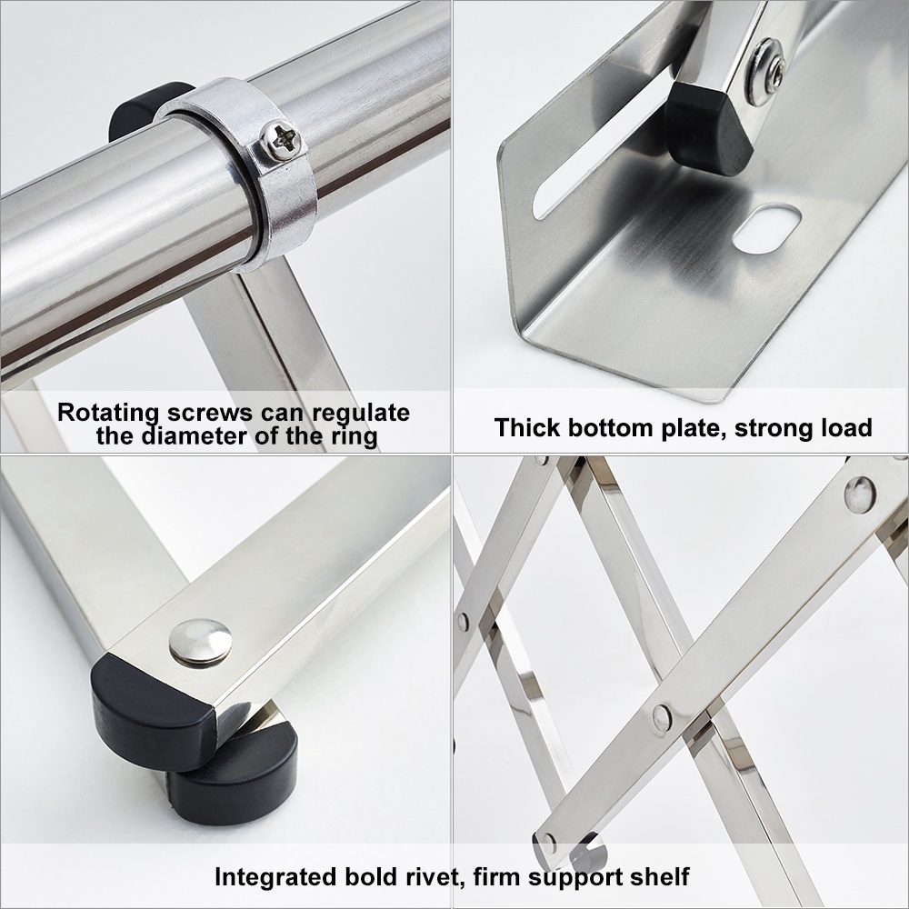 【CREATION】3/4/5 Bar Drying Rack Retractable Foldable Drying Rack ...