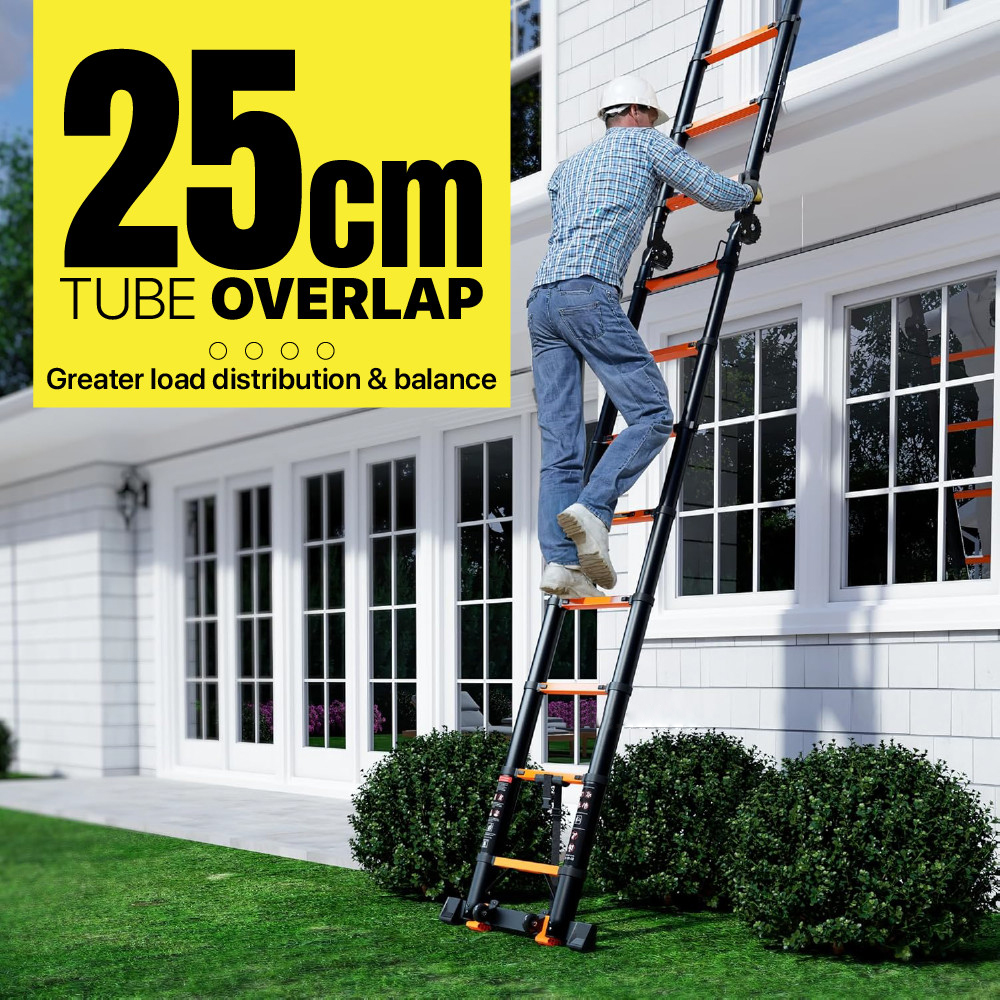 🔥Flash Sale🔥Ladder Telescopic Heavy Duty Ladder Double Sided ...