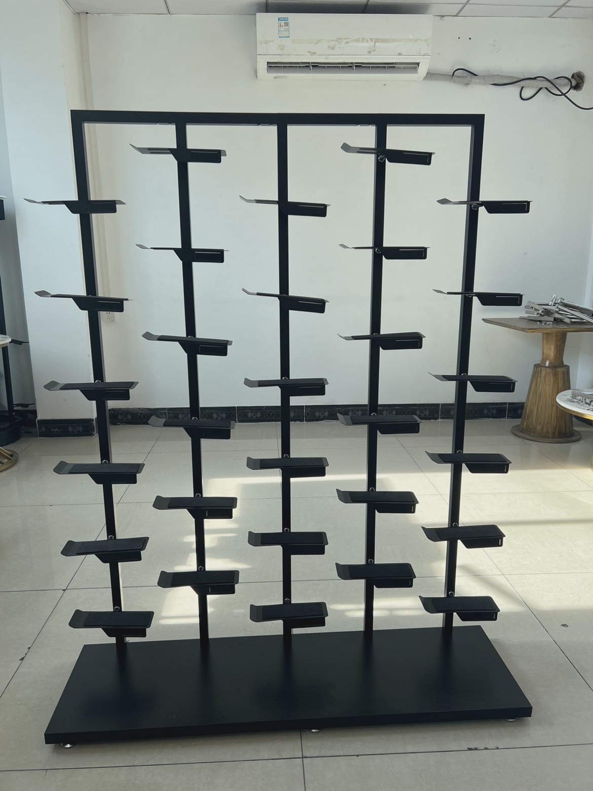 Shoes Display Rack Rak Kasut Sports Single / Double Sided Rak Paparan ...