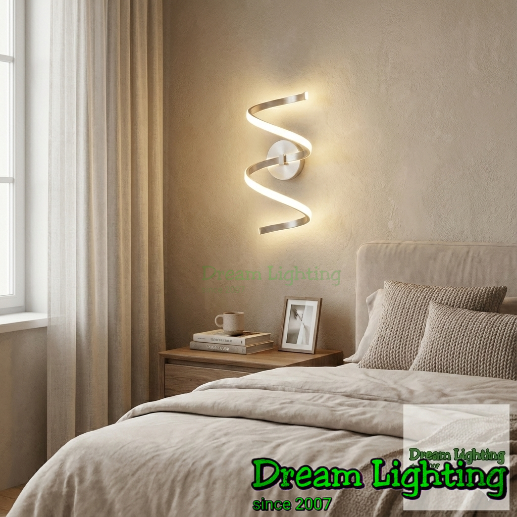 Dream Lighting Wall Light Lampu Dinding LED Minimalis 🌀 Reka Bentuk ...
