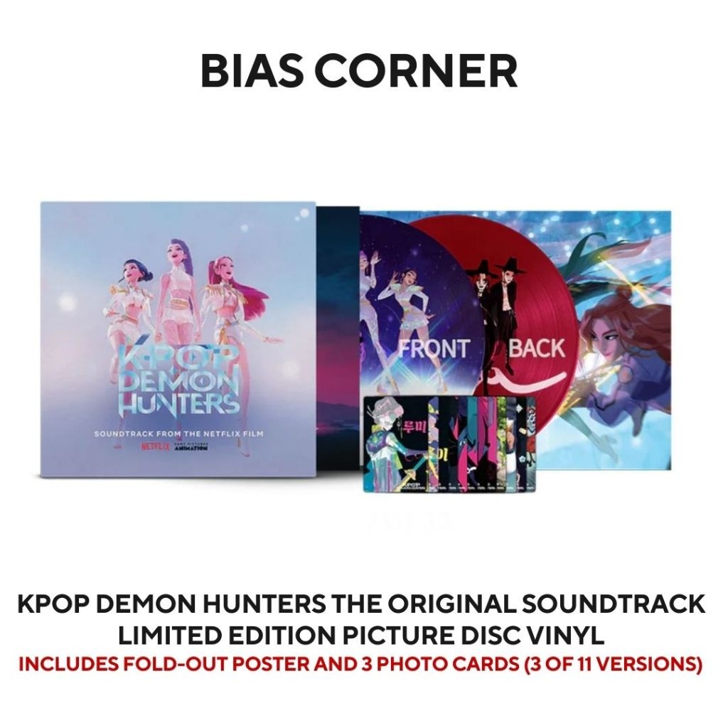 Kpop Demon Hunters Original Soundtrack Vinyl Collectibles Huntrix ...