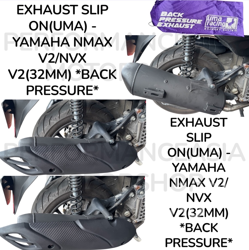 🔥NEW ITEM🔥 EXHAUST SLIP ON UMA FOR YAMAHA NMAX V2 NVX V2 AEROX V2 (32MM ...
