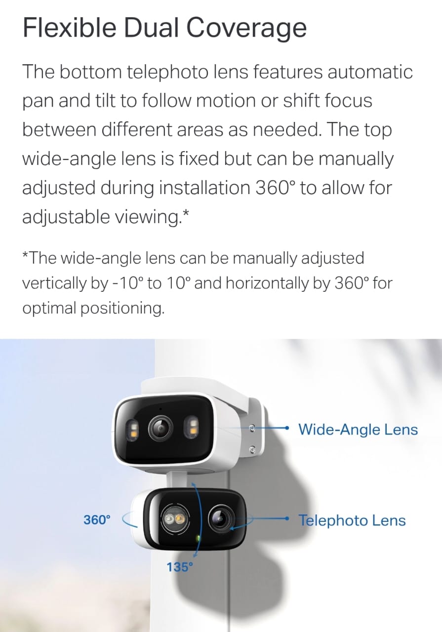 [NEW] TP-Link Tapo C246D Dual Lens 2K / C216 2K 3MP Security WiFi ...