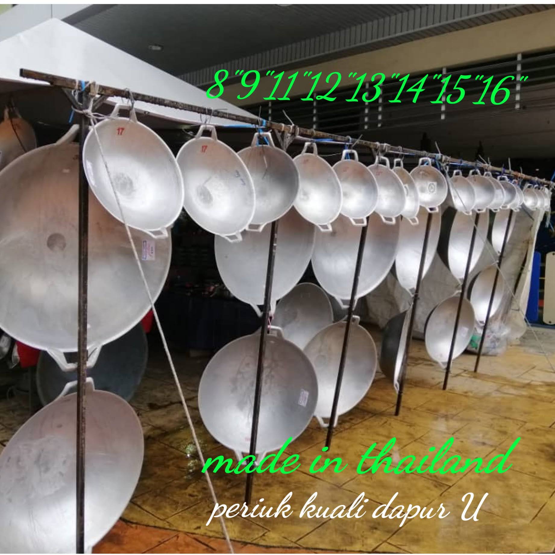 Kuali Cap Buaya Aluminium Thai Asli | Kuali Lagenda Buatan Tangan ...