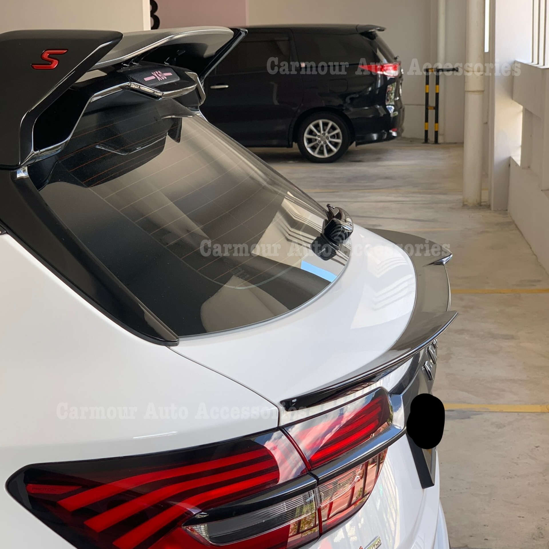 Proton X50 (2020-2024+) Rear Trunk Mid Spoiler M4 Sport Style Ducktail ...