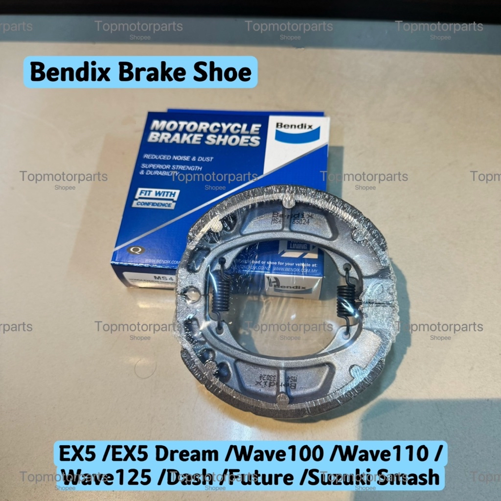 Bendix Brake Shoe LC4S /SRL110Z /SRL115 /NVX155 /NMAX /EX5 /EX5 Dream ...