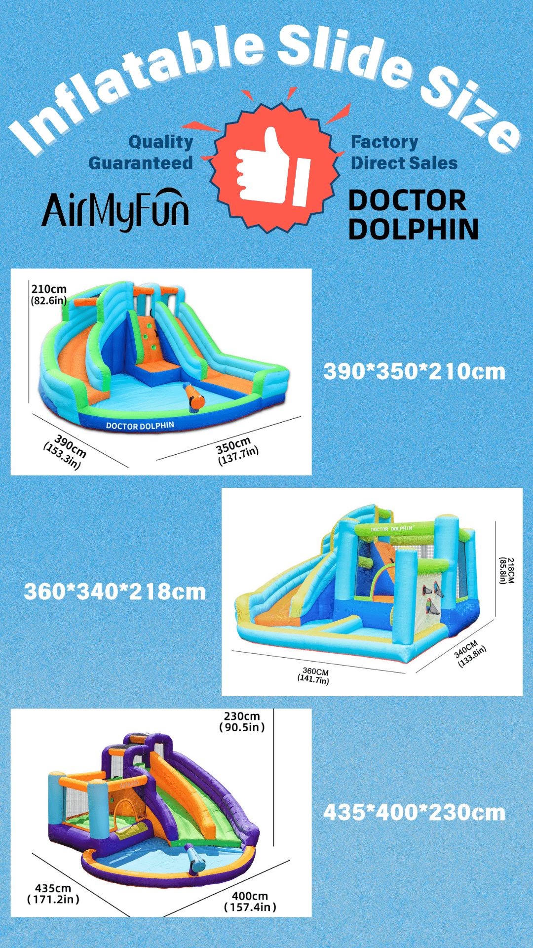 🔥READY STOCK🔥Inflatable Slide Outdoor Playground Family Amusement ...