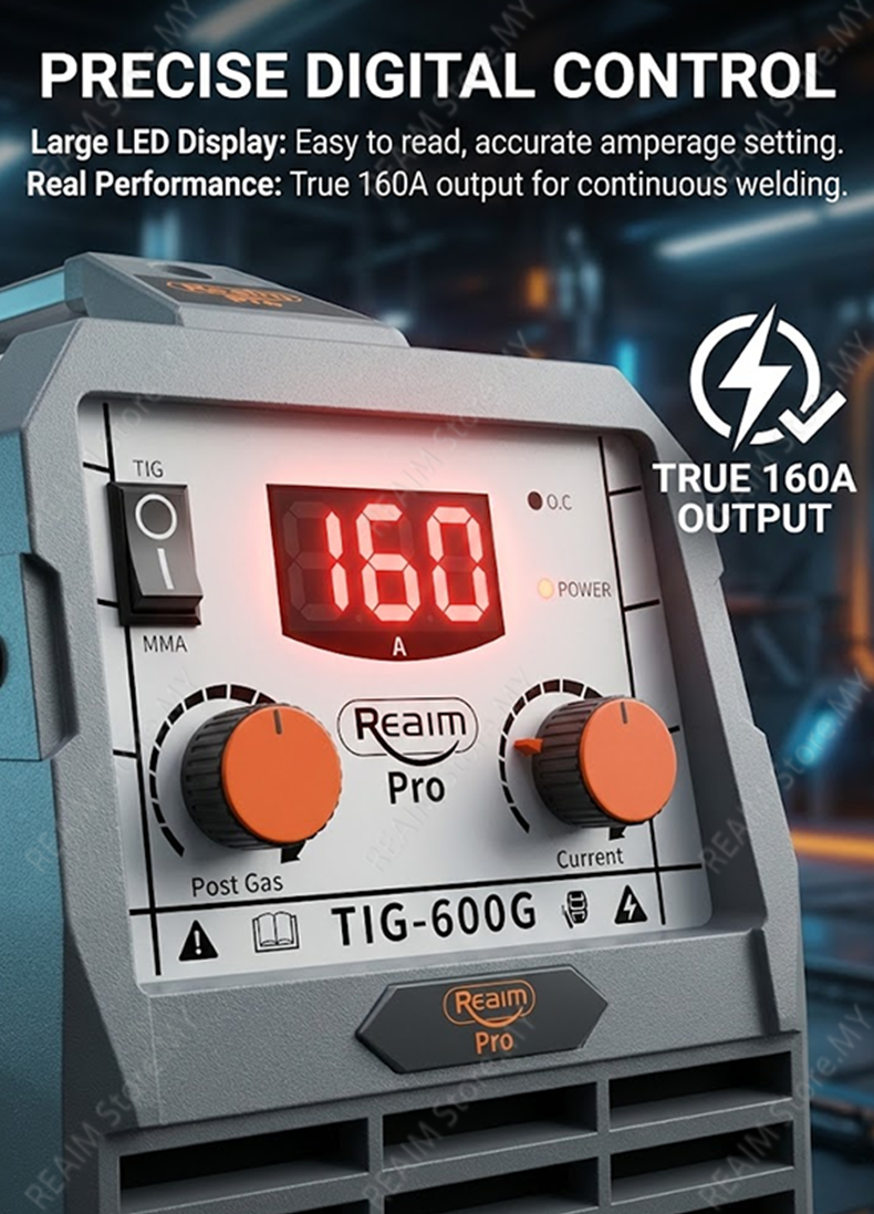 REAIM TIG Welding Machine 2 in 1 Argon Arc Mesin Welding Rod Tig Set ...