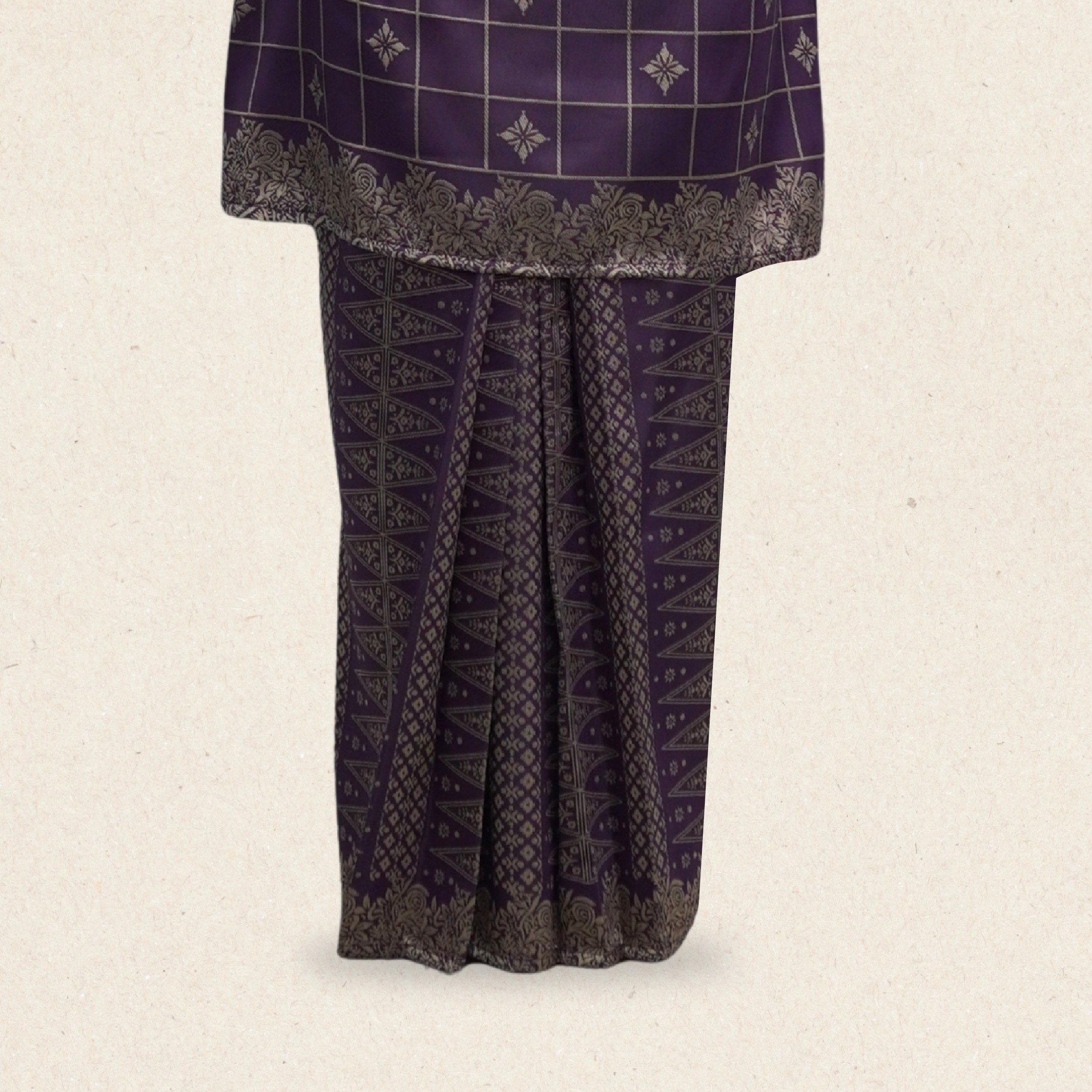 RAYA 2026 | ADEL Baju Kurung Riau Puteri Songket Tenun Moden Set ...