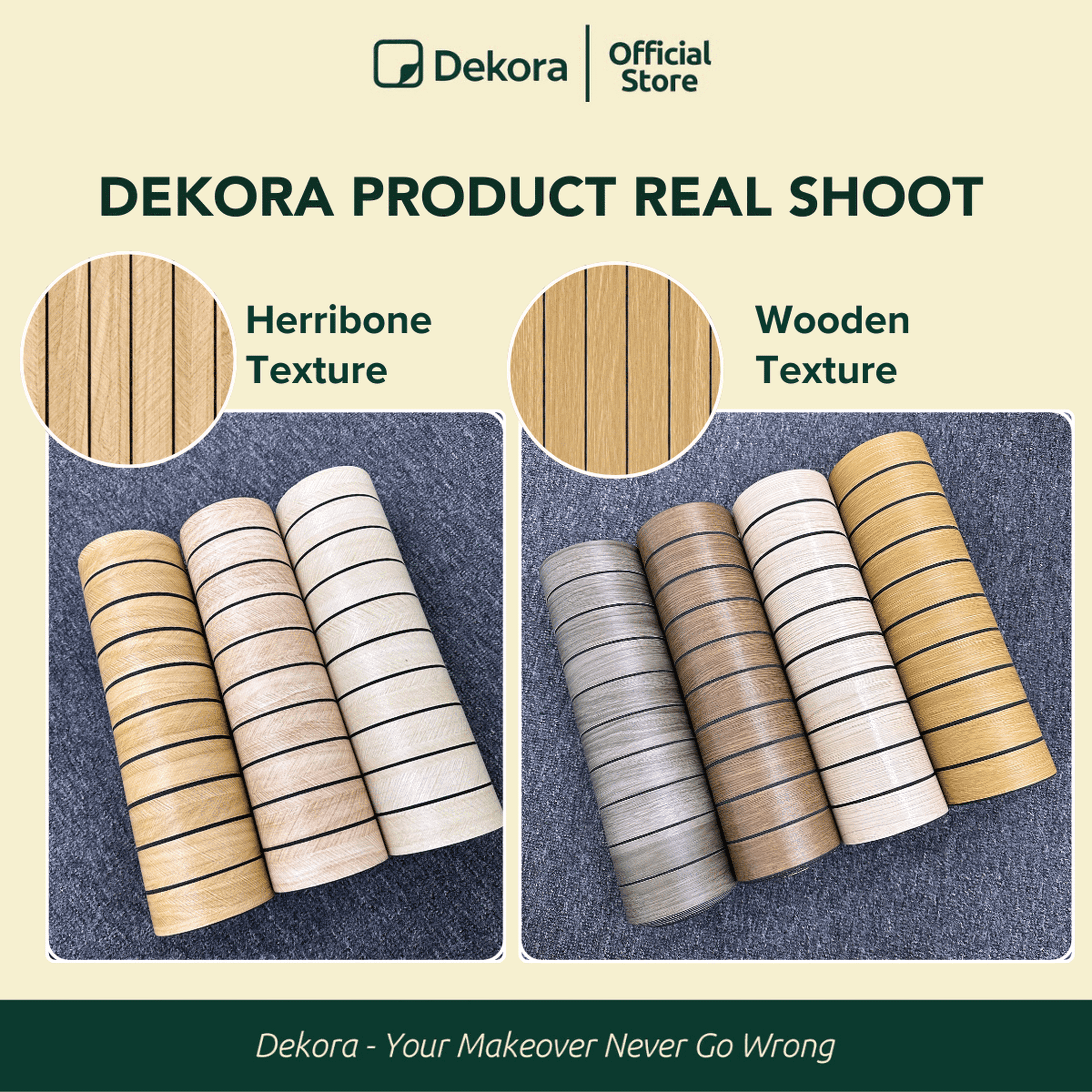 Fluted Wallpaper 3D Surface Wood Foam Wall Sticker for Wall and Ceiling ...