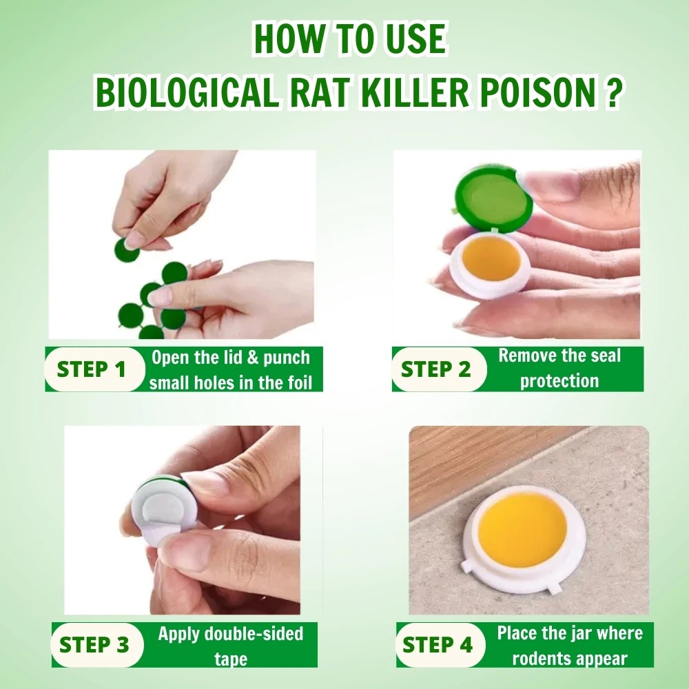 Rat Bait Biological Effective Plant-Based Safe Rodent Repellent ...