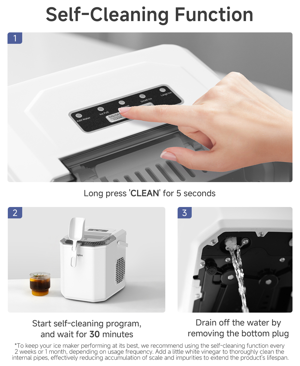 【Hot Sales】Simplus Ice Maker | 12kg Homemade Ice Cubes | 24h ...