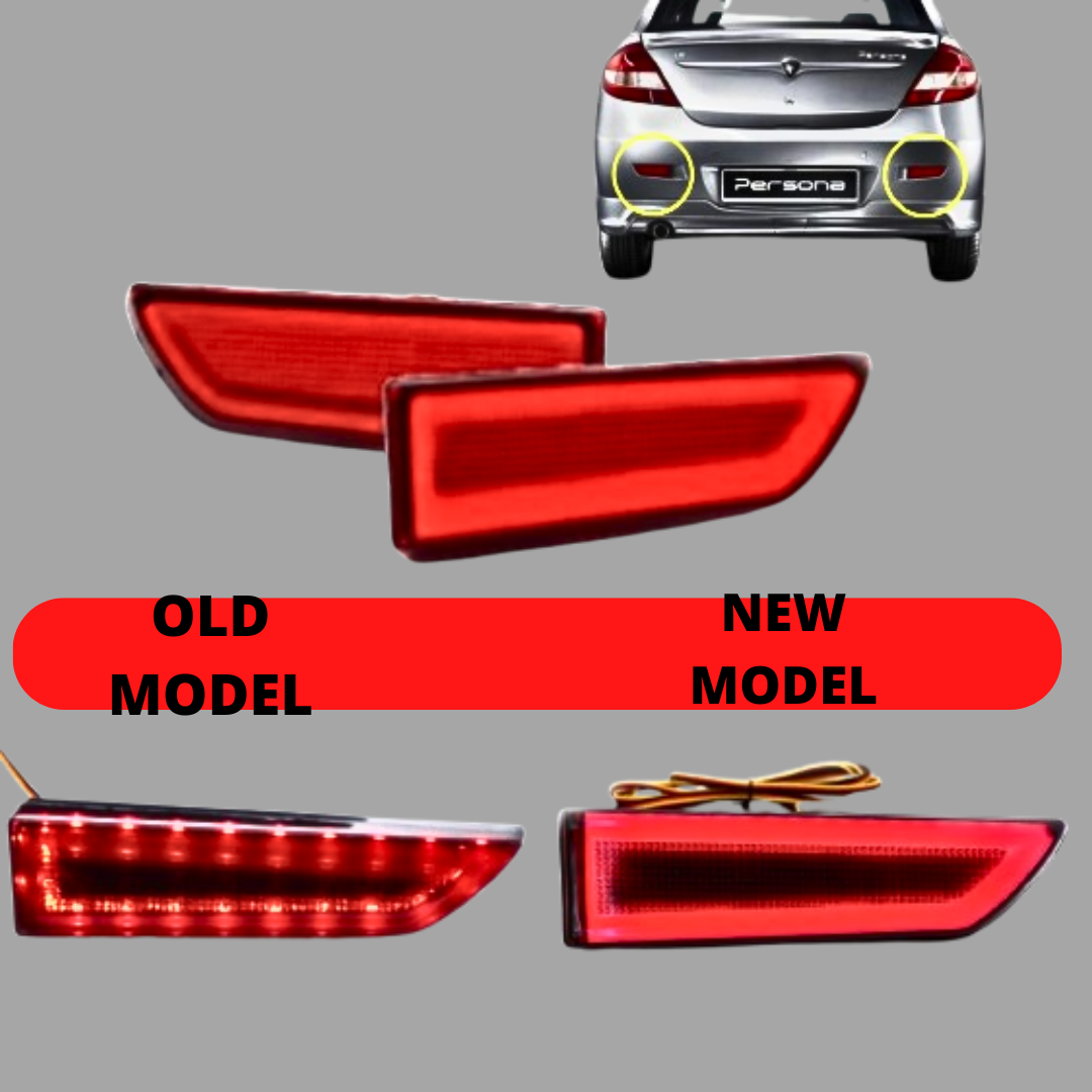 NEW MODEL Rear Bumper Reflector Light Proton Exora Persona Gen2 Satria ...