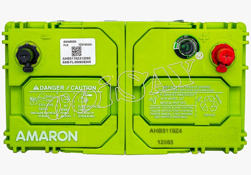 AMARON FLO NS60 | 55B24R/RS | 60B24R 60B24RS (MF) - Car Battery - Saga ...