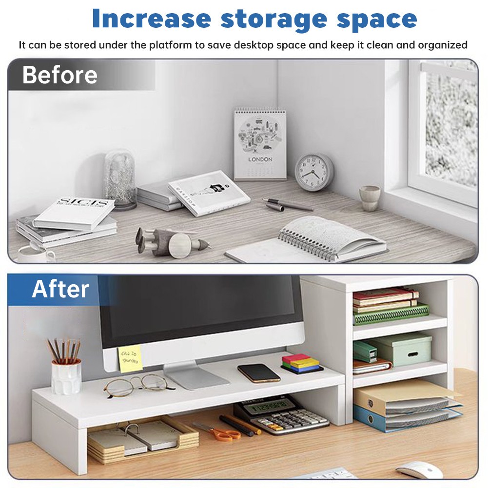 Laptop Stand Monitor Stand Computer Monitor Rack Screen Increase Shelf ...