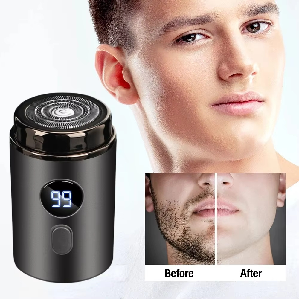 Mini Electric Shaver Portable Razor Rechargeable Type-C Wet&Dry Beard ...
