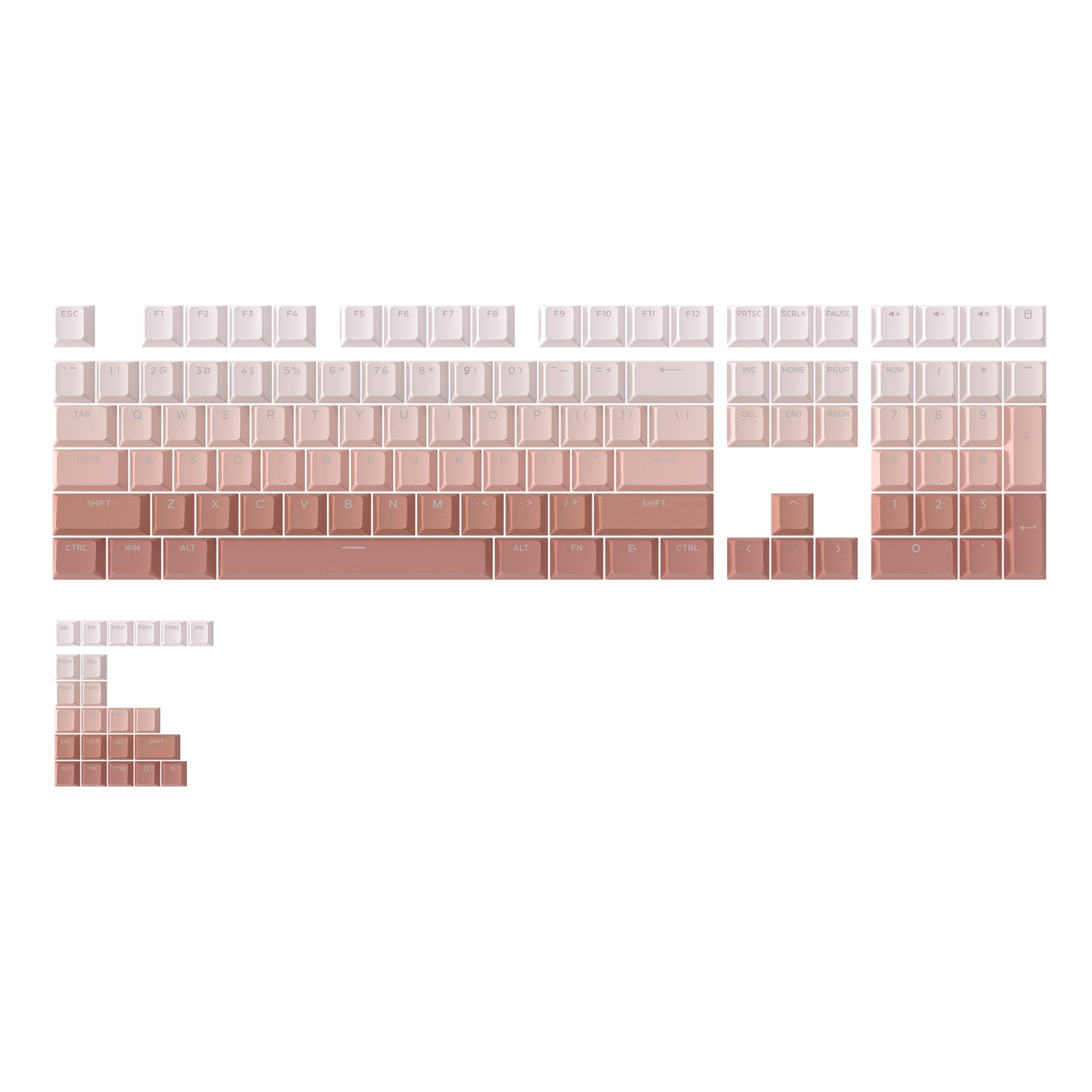 GOOJODOQ Mechanical keyboard keycaps - original height(Only includes ...