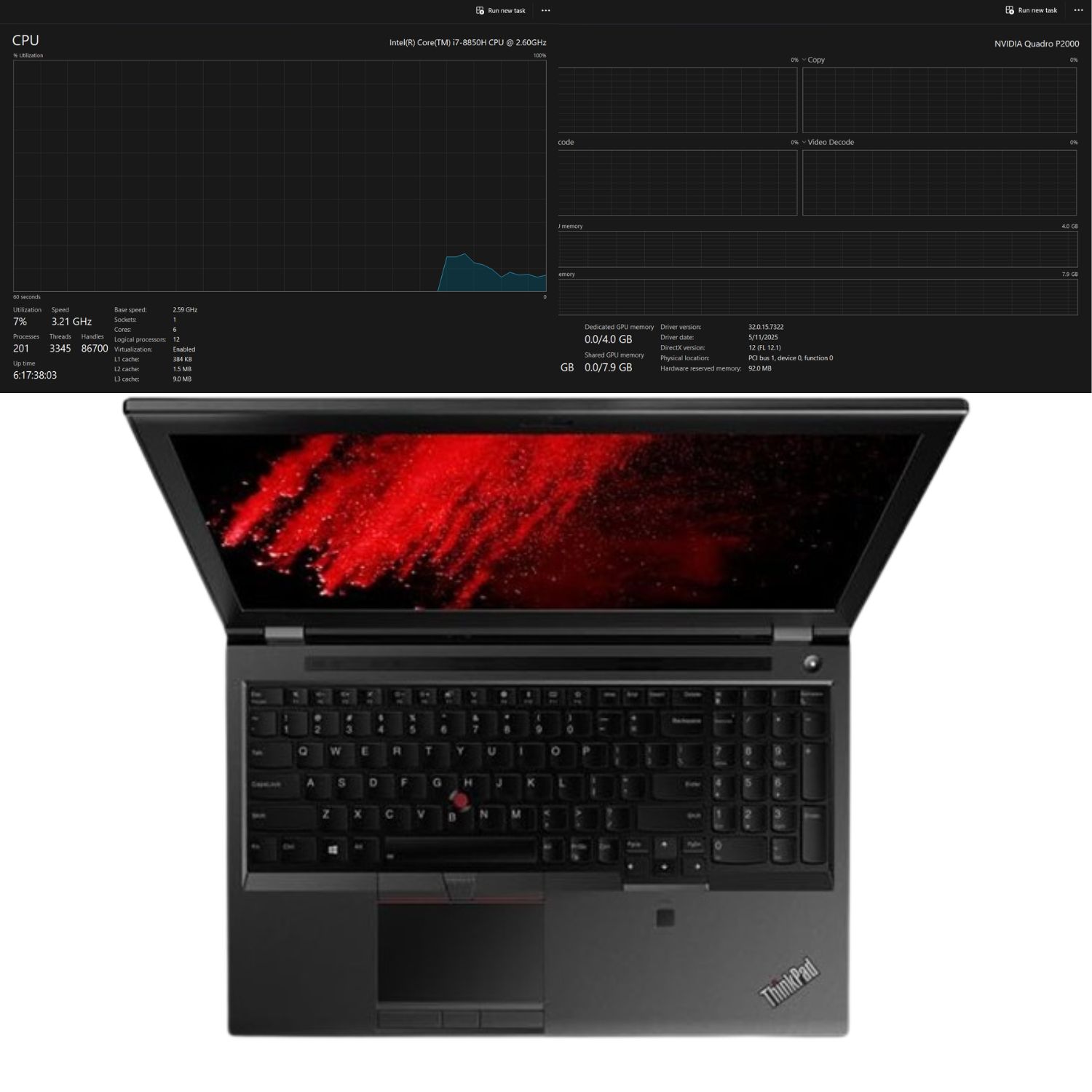 Lenovo ThinkPad P53, P52, P51, Workstation IntelCore i7, 9/8Gen, 15.6 ...