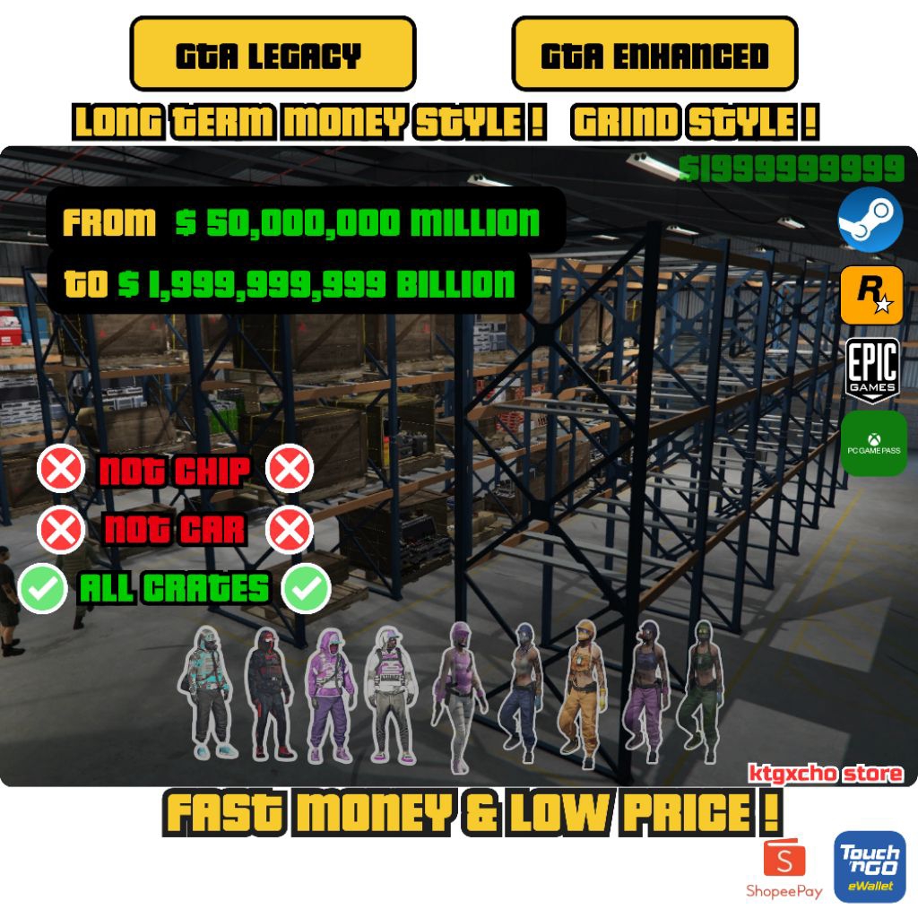 GTA 5 MONEY GTA V ONLINE MONEY FAST VERSIONS 21 Shopee Malaysia My 11134208 820l4