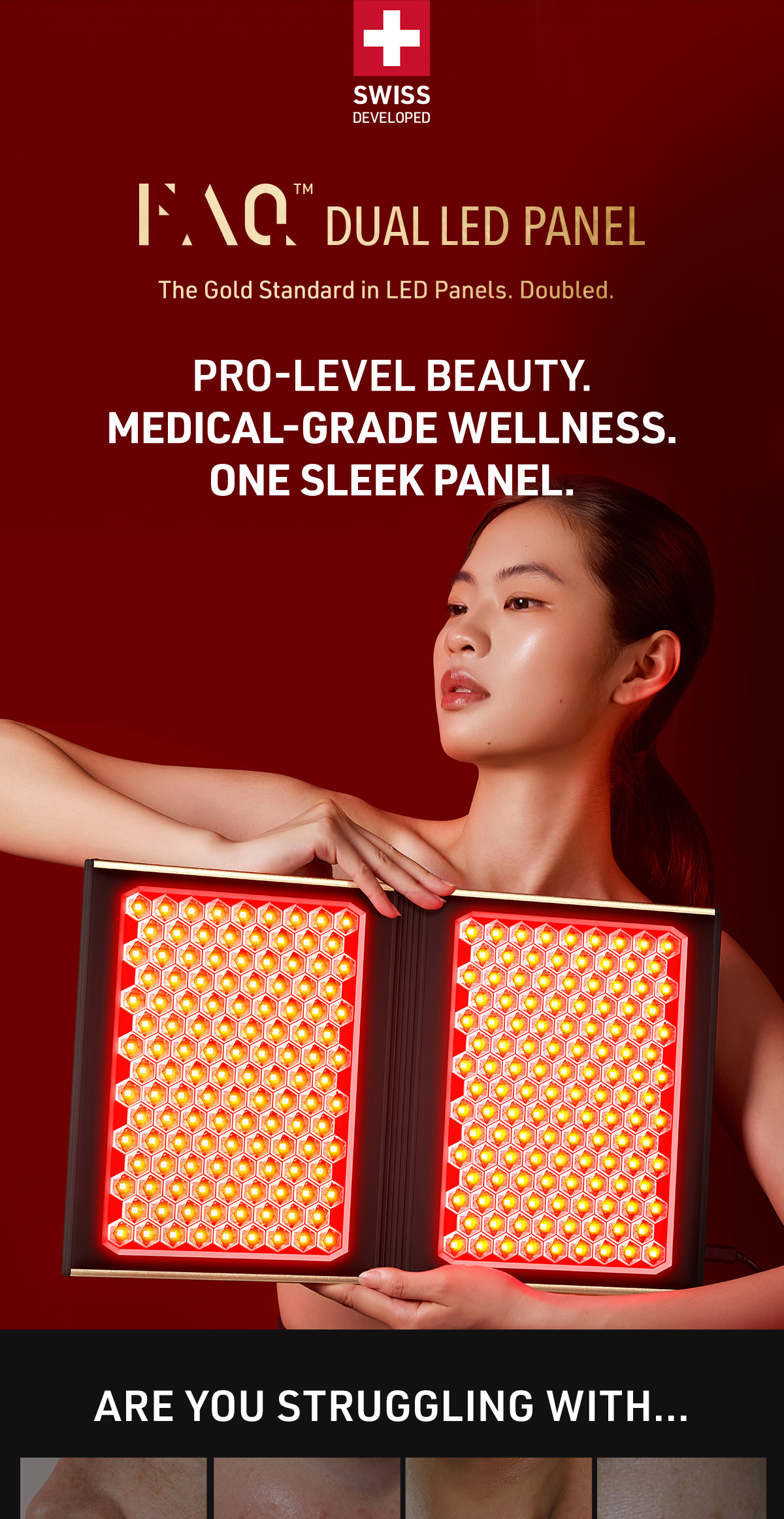 FAQ LED Dual Panel - 512 LEDs Multi-Color LED Panel Light & Infrared ...