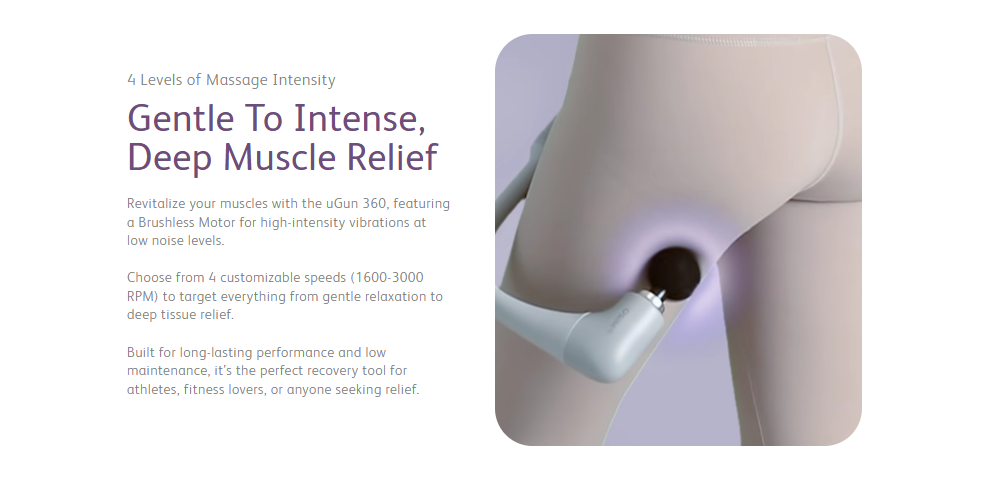 OSIM uGun 360 Handheld Portable Massage Gun Shoulder Neck Massager Back ...