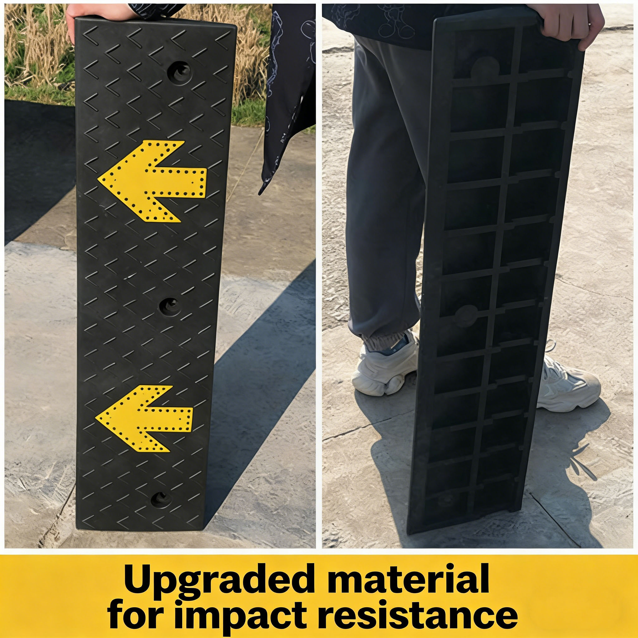 Step slope pad HEAVY DUTY rubber curb ramp Car Kerb Ramp Mat Curb Ramp ...