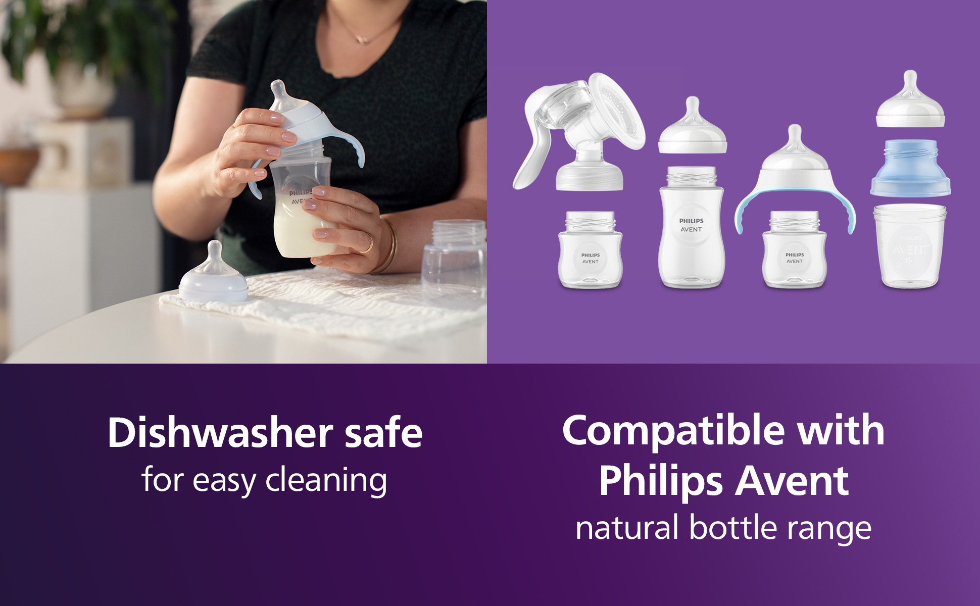 Philips Avent Natural Response Extra Fast Flow Trainer Cup with Handles ...