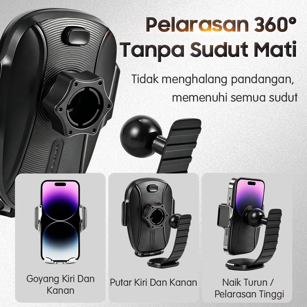 360° Phone Holder Dashboard Windscreen Table Stable Extendable Rotation ...