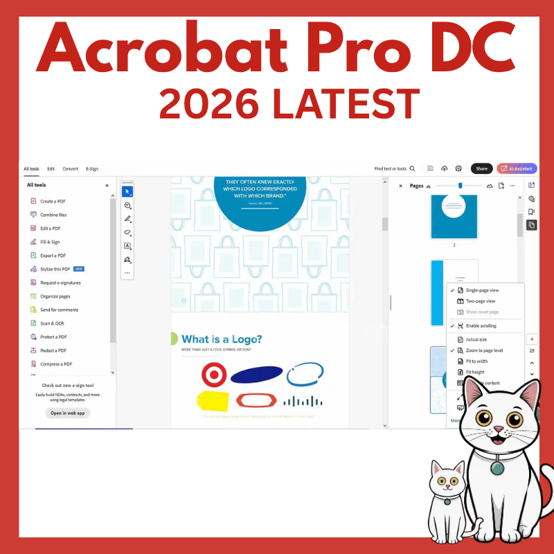 Adobe Acrobat Pro DC 2026 PDF Editor Pro Latest with Installation ...
