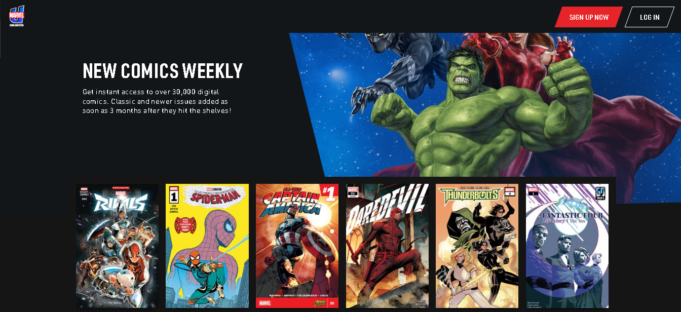 Marvel Unlimited Marvel Library, Exclusive Collections, Special ...