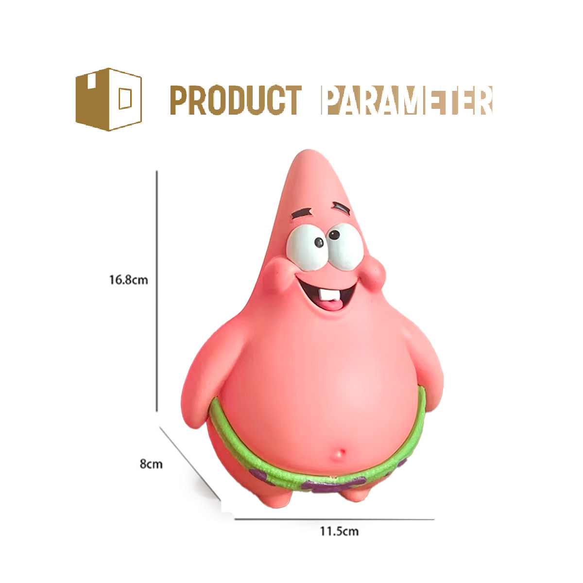 Patrick Star Figurine PVC SpongeBob Squarepants Patrick Star Toys ...