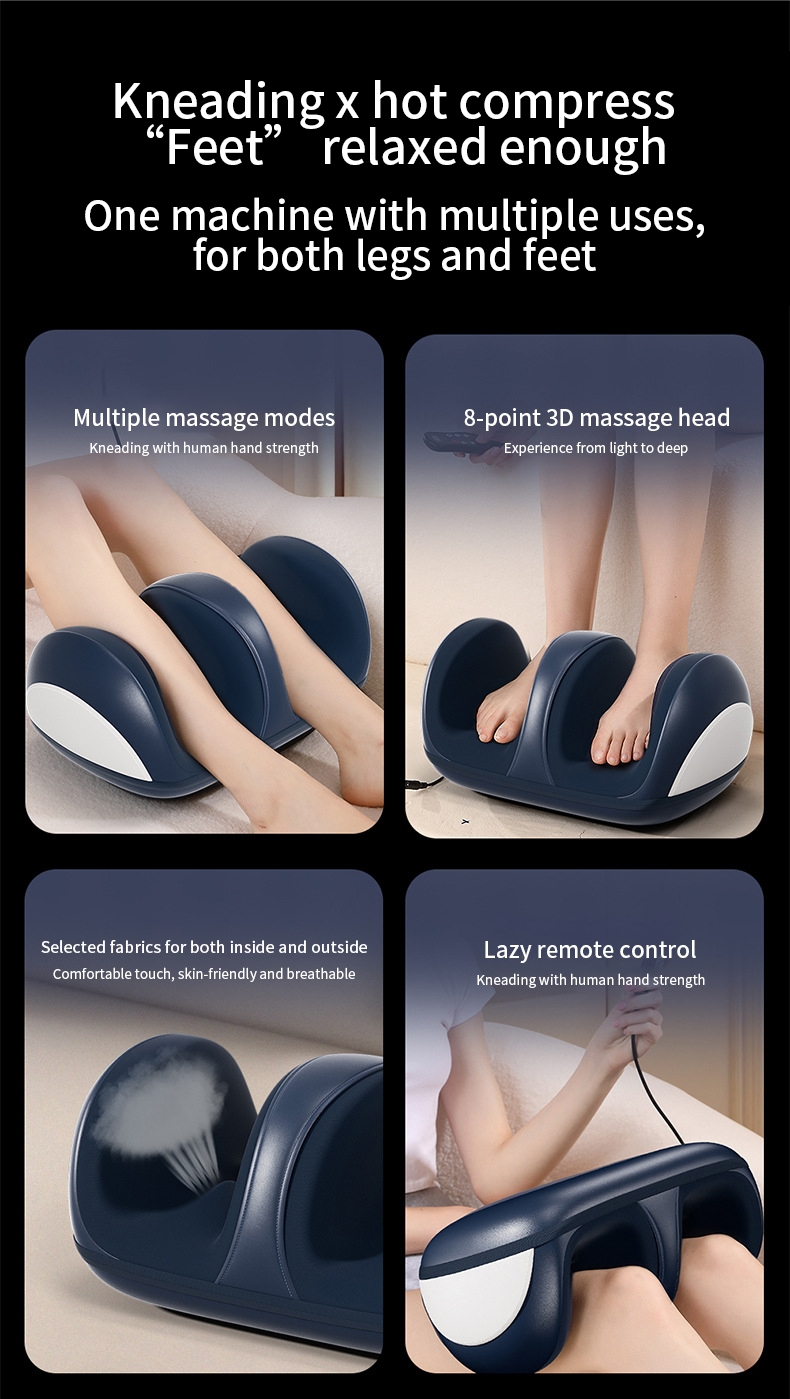 Srabuy Electric Foot Massage Leg Massage Machine Relax Muscle Knee ...