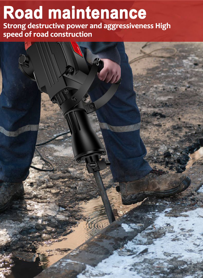 Demolition Hammer Heavy Duty 8500W 65mm Rotary Hammer Demolition ...