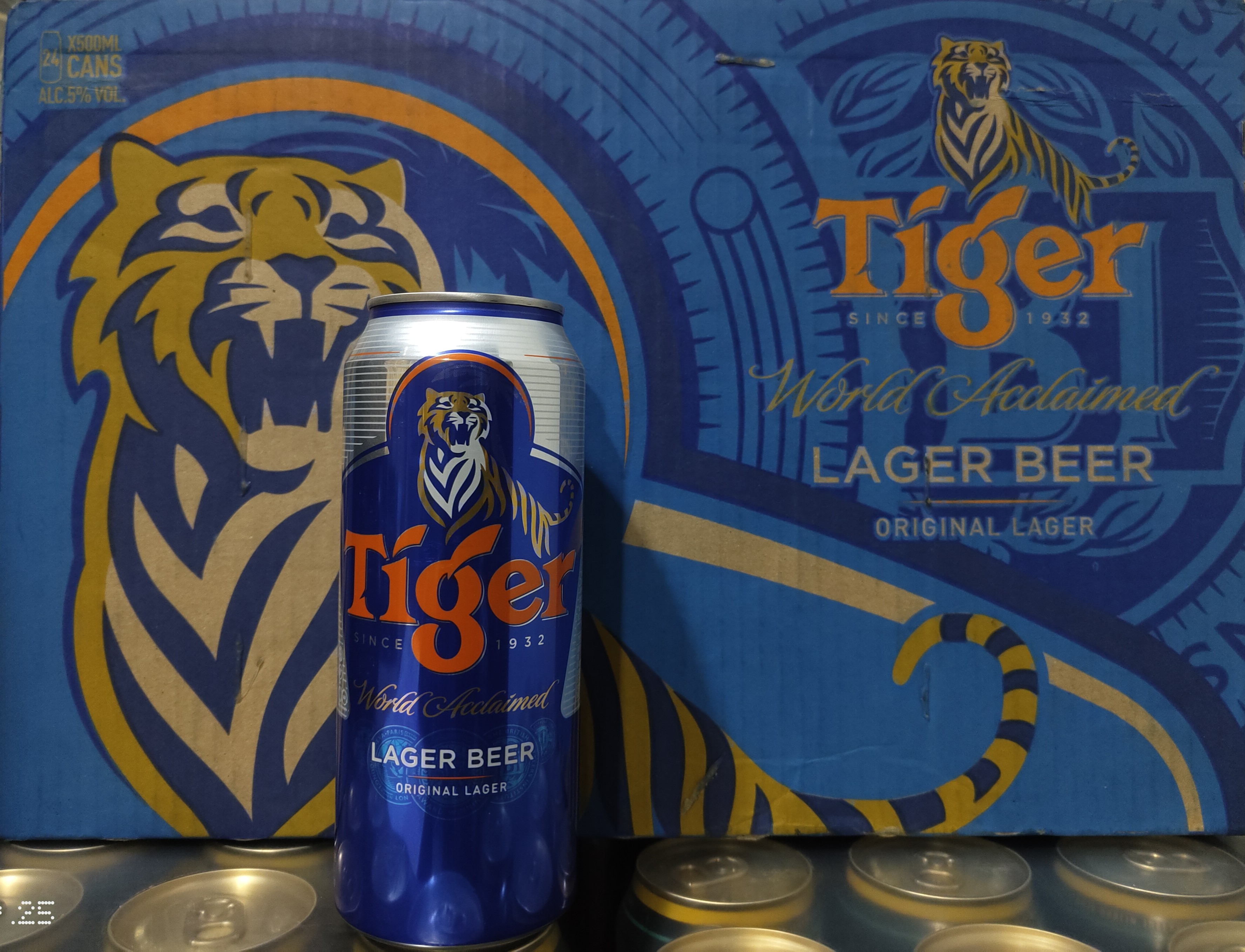 Tiger Lager Beer 500ML 24 Cans ( 1 order 1 box only) | Shopee Malaysia