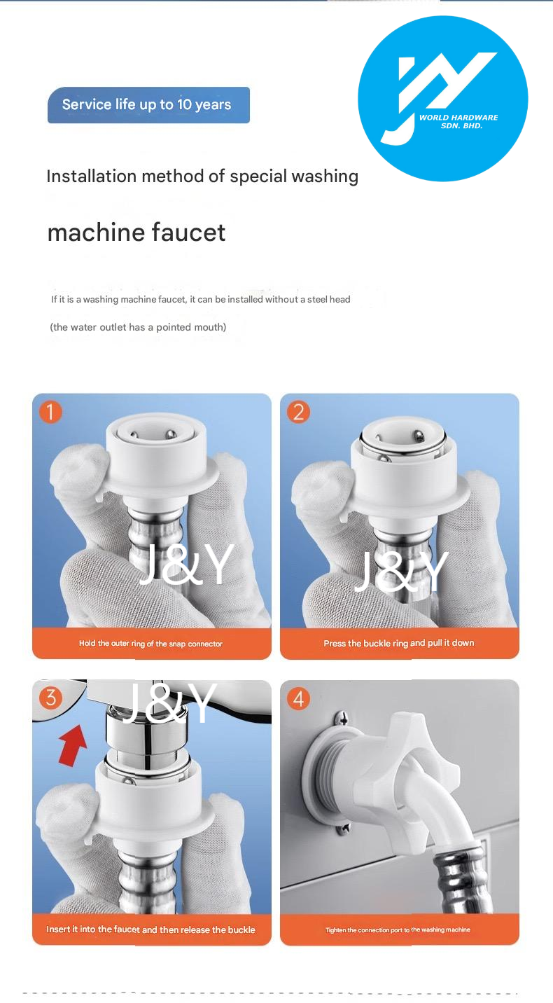 Premium Washing Machine Inlet Hose Pipe Connector – Durable Water ...