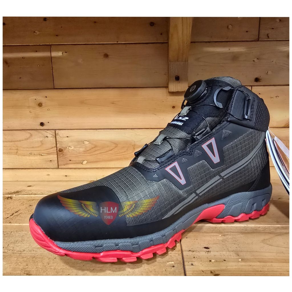 LS2 Trekker riding boots/ shoes Waterproof green / black | Shopee Malaysia