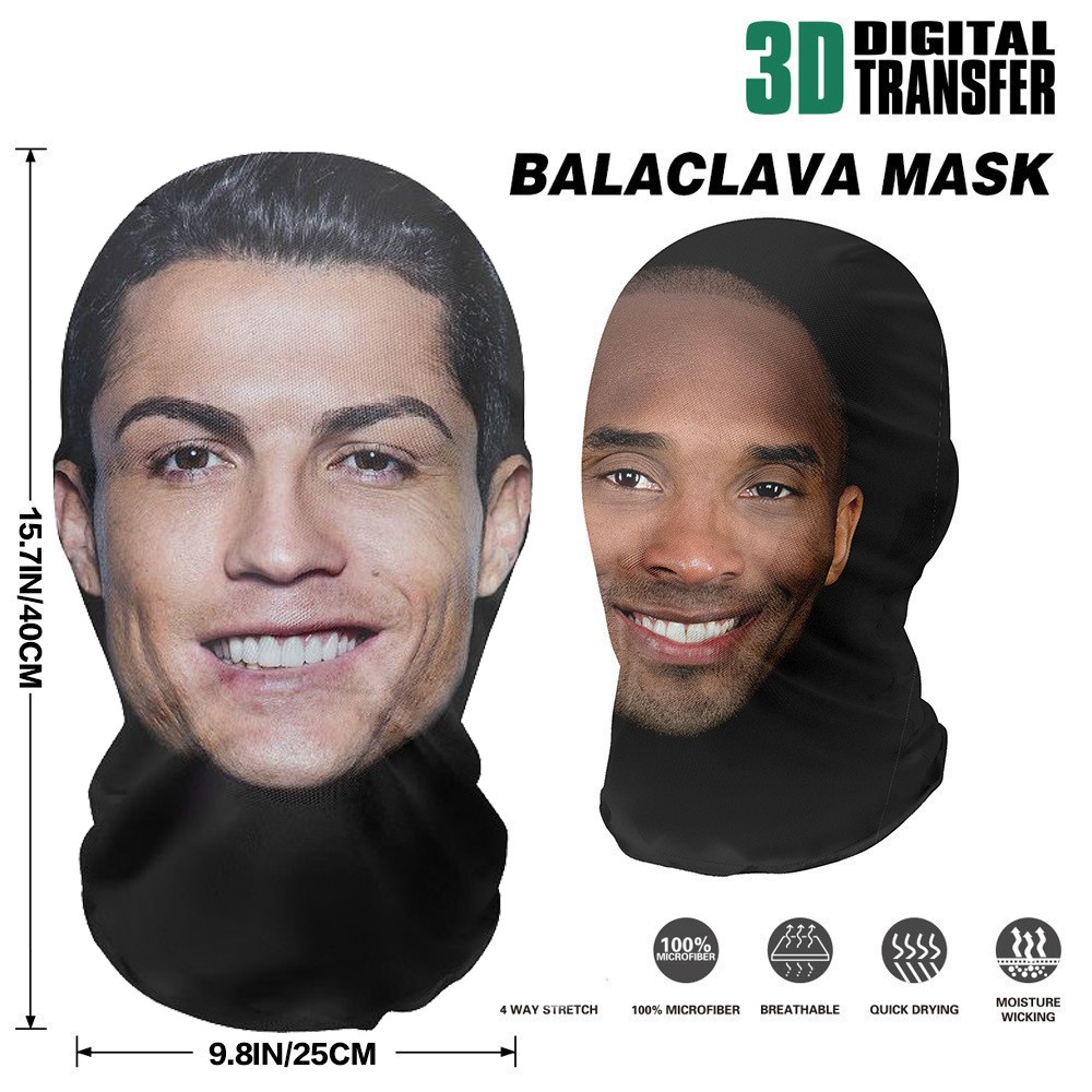 Full Face Mask Simulation Role Playing Helmet Football Star Facial Mask ...