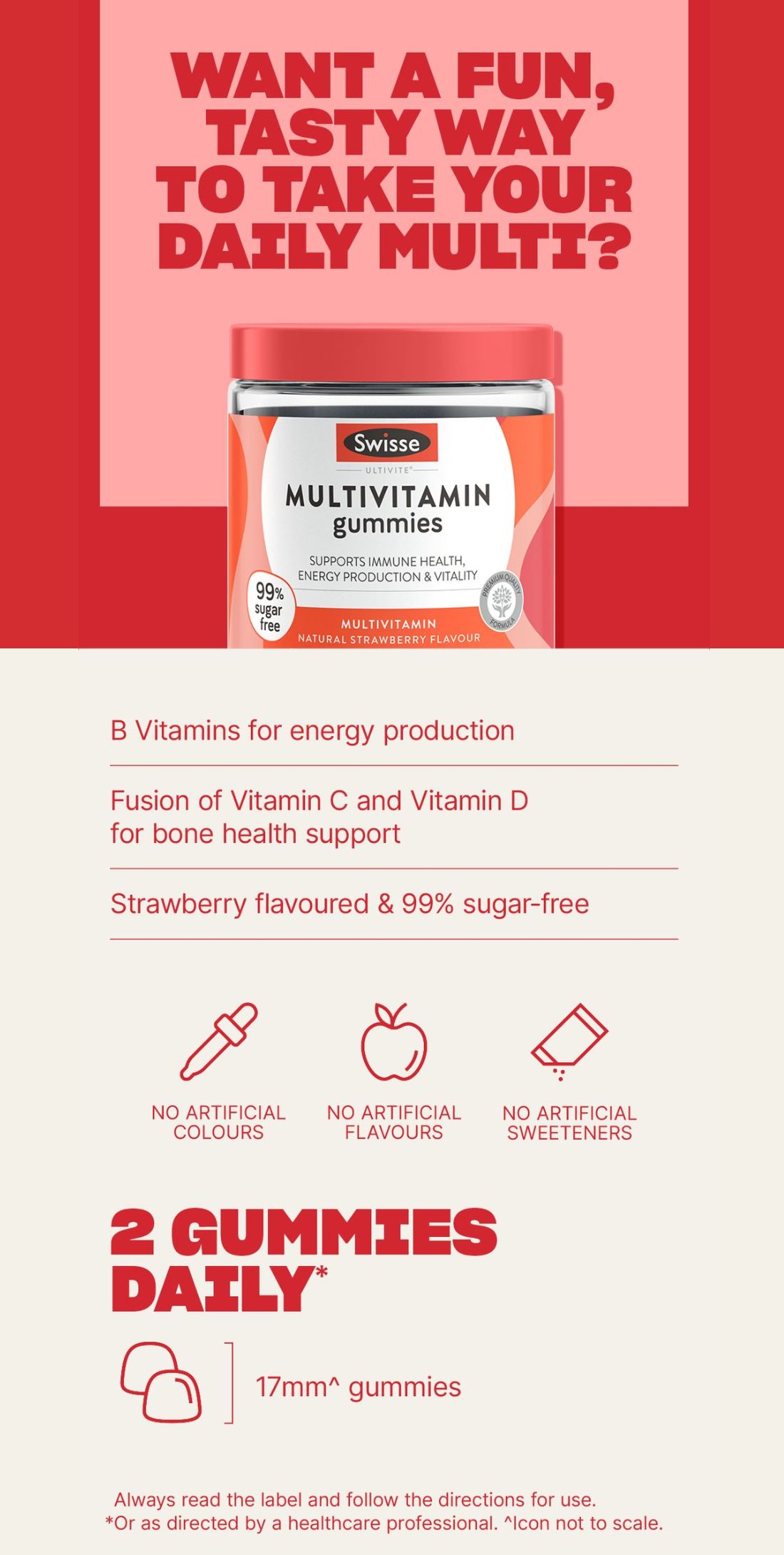 Swisse Ultivite Multivitamin Gummies 60 Gummies (Pastilles) (EXP:03 ...