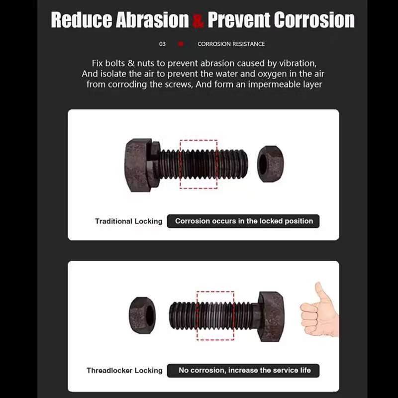 [𝐎𝐫𝐢𝐠𝐢𝐧𝐚𝐥]Locttlf Thread locker 222 243 271 10ml Screw Glue Anaerobic ...