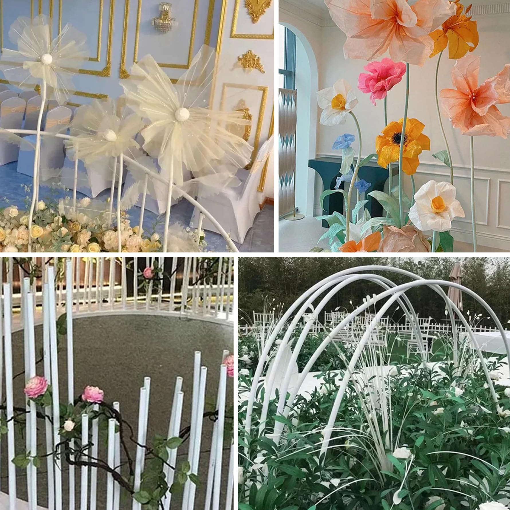 PVC Modeling Tube 2.5m/Artificial Flower Pole Wedding Arch/Balloons ...