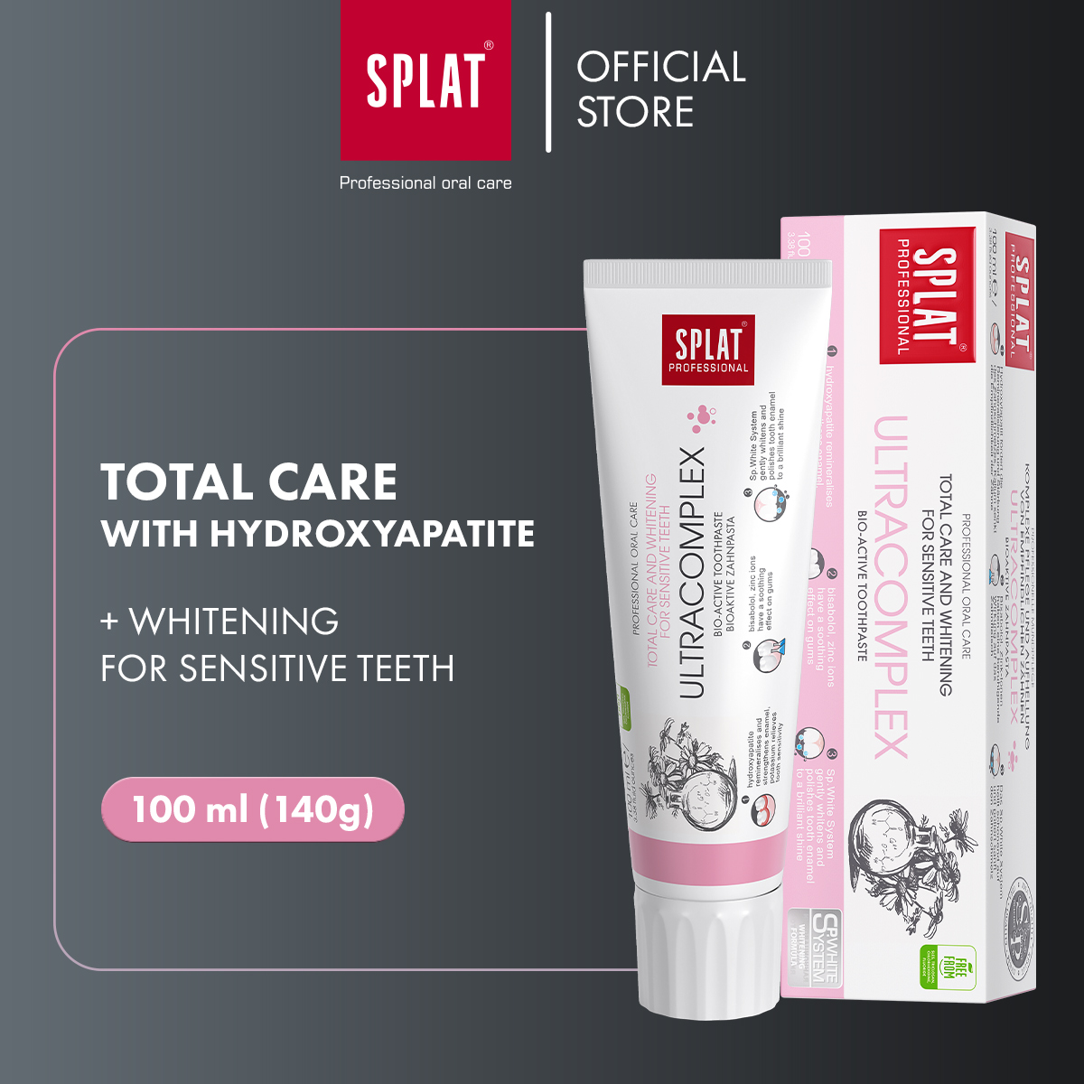 SPLAT Professional Series Ultracomplex Toothpaste 100ml | Shopee Malaysia