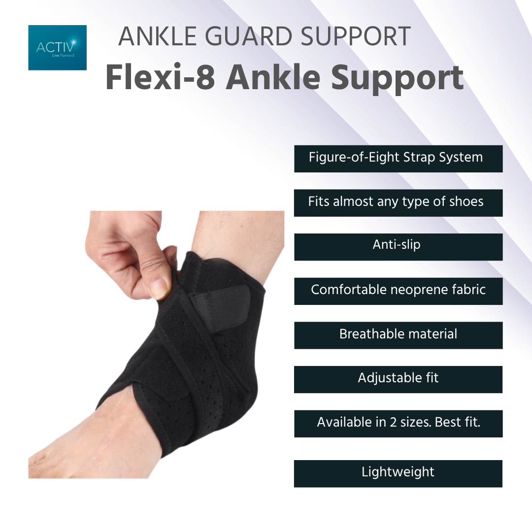 Ankle Guard Support | Pergelangan Kaki Angkel Wrap Elastic Adjustable ...